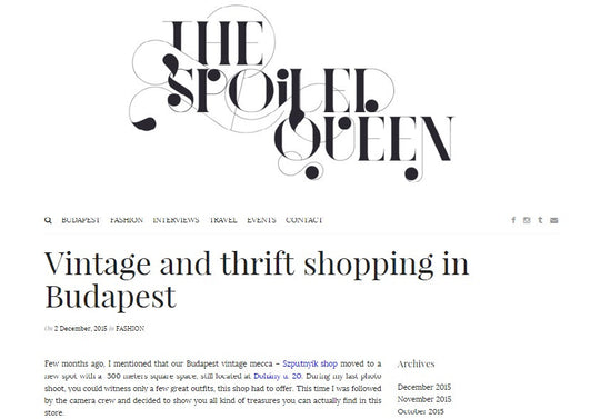 TheSpoiledQueen.com - Vintage and thrift shopping