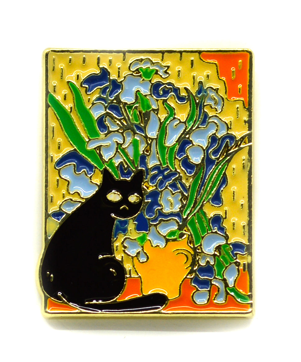 Kitűző - Cica Gogh Kitűző - Cica Gogh