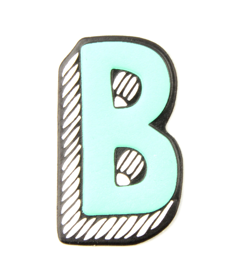 B betű alakú matrica