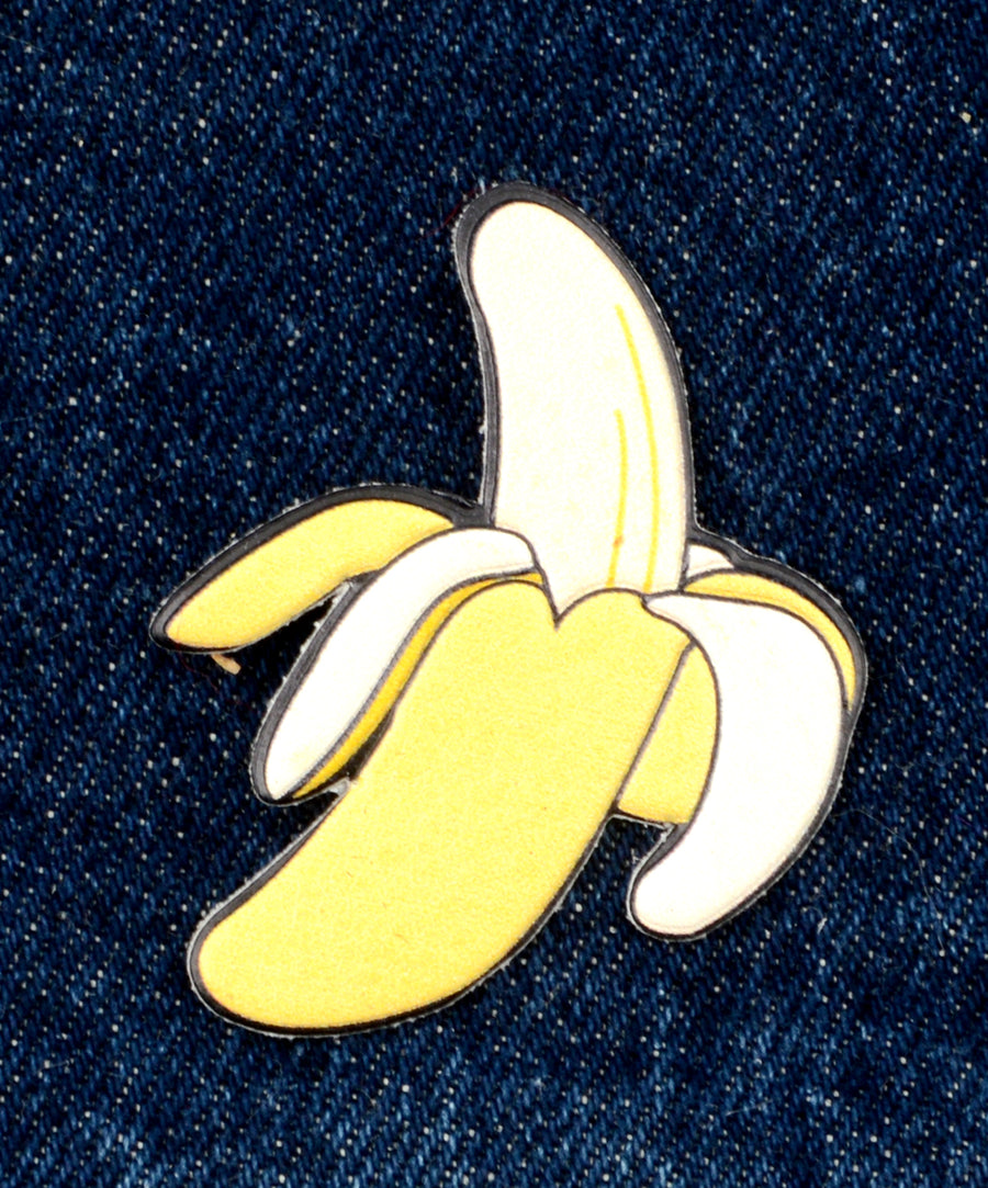 Banán alakú, M3 ragasztóval ellátott ruhamatrica