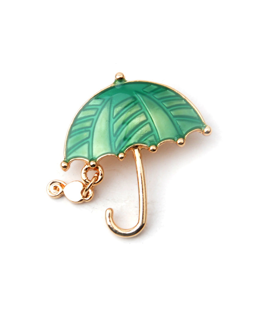 Kitűző - Zöld Esernyő