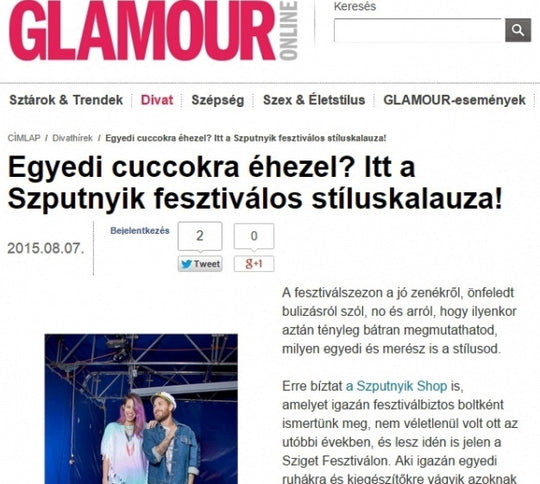 Glamouronline.hu - Itt a Szputnyik fesztiválos stíluskalauza