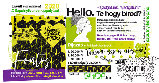 Hello. Te hogy bírod? – Szputnyik shop rajzpályázat