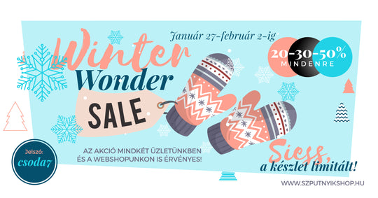 Winter Wonder Sale 2020: akár -50% kedvezmény a kincsekre!