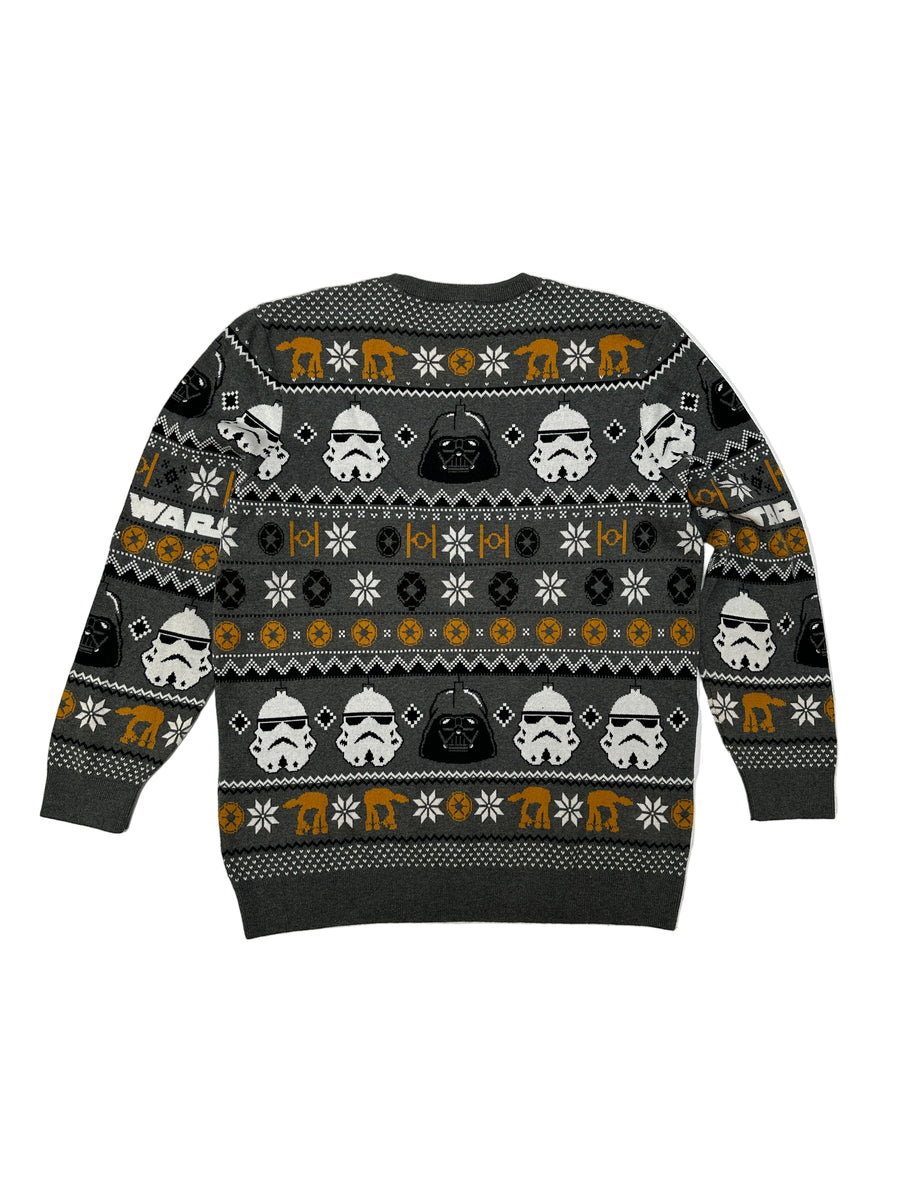Vintage Christmas Sweater - Star Wars Pattern