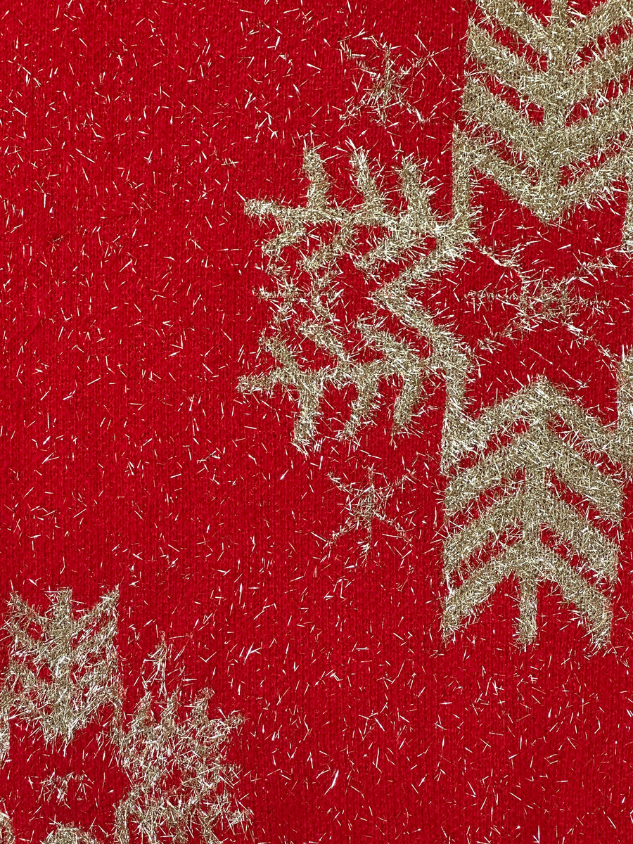 Ez a pulóver, egy használt darab a Szputnyik Shop gondosan válogatott vintage kollekciójából, amely már őrzi a karácsony varázslatos hangulatát. Ajándékozd meg a bolygót azzal, hogy idén egy preloved darabot vásárolsz!