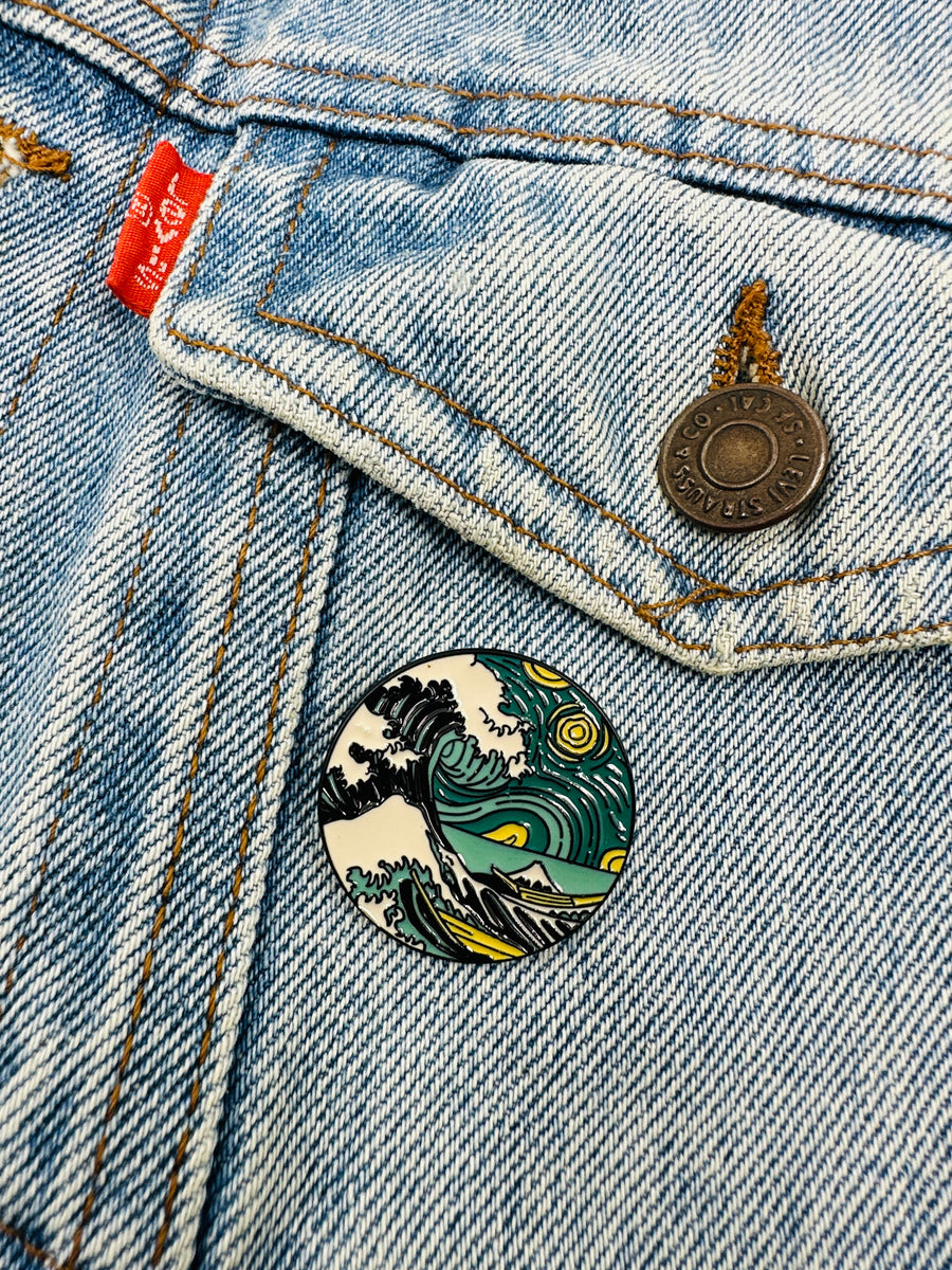 Pin - Van Gogh Wave