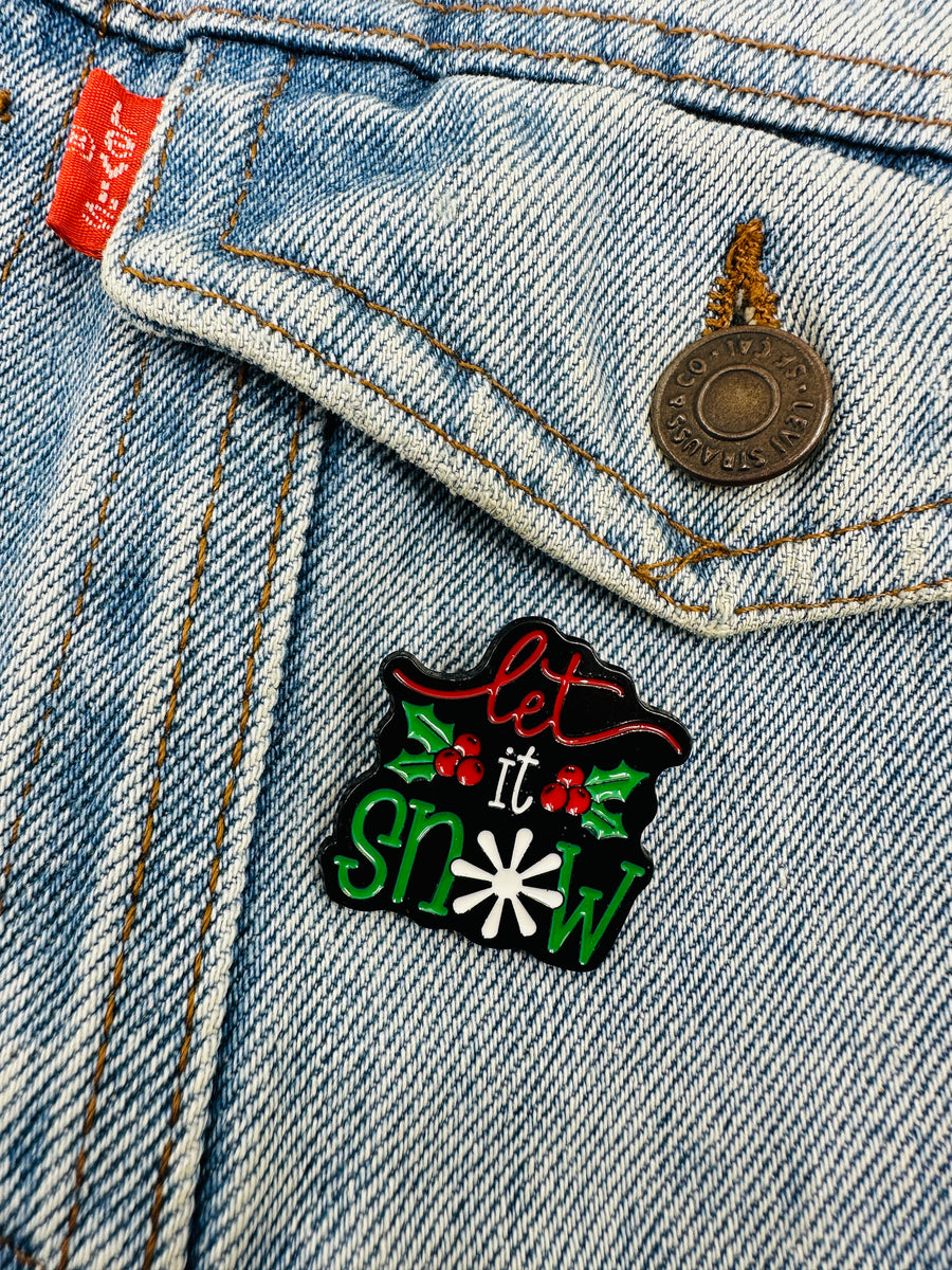 Kitűző - Let it Snow