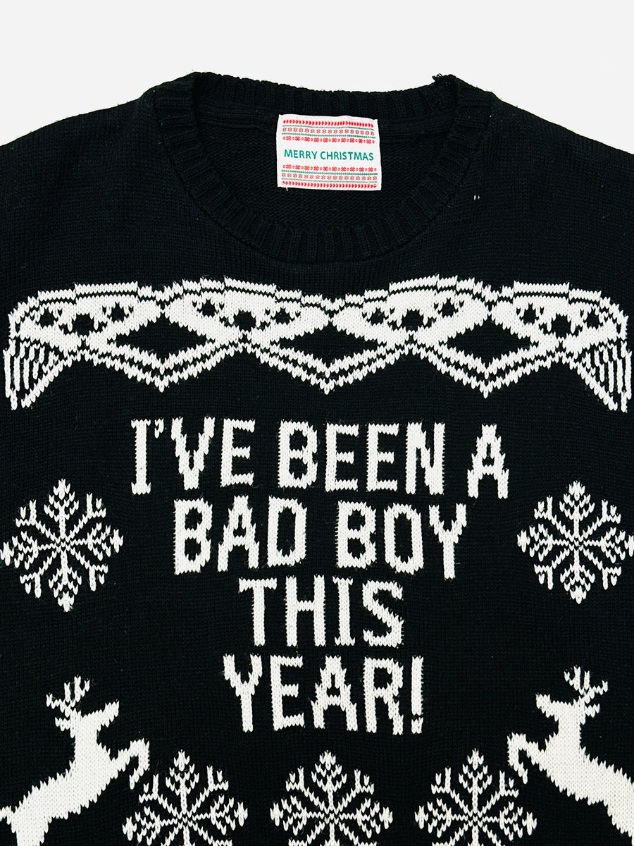 Ez a pulóver, egy használt darab a Szputnyik Shop gondosan válogatott vintage kollekciójából, amely már őrzi a karácsony varázslatos hangulatát. Ajándékozd meg a bolygót azzal, hogy idén egy preloved darabot vásárolsz!