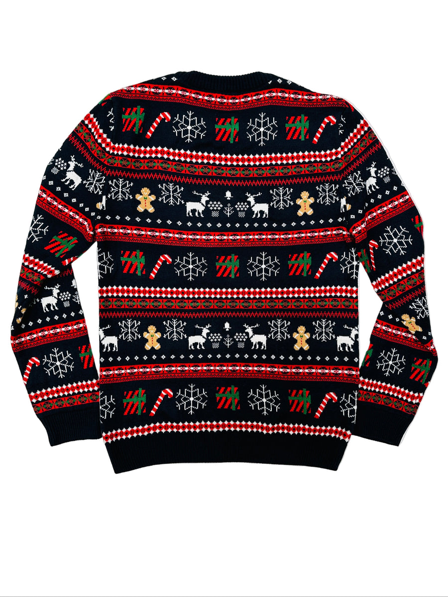 Ez a pulóver, egy használt darab a Szputnyik Shop gondosan válogatott vintage kollekciójából, amely már őrzi a karácsony varázslatos hangulatát. Ajándékozd meg a bolygót azzal, hogy idén egy preloved darabot vásárolsz!