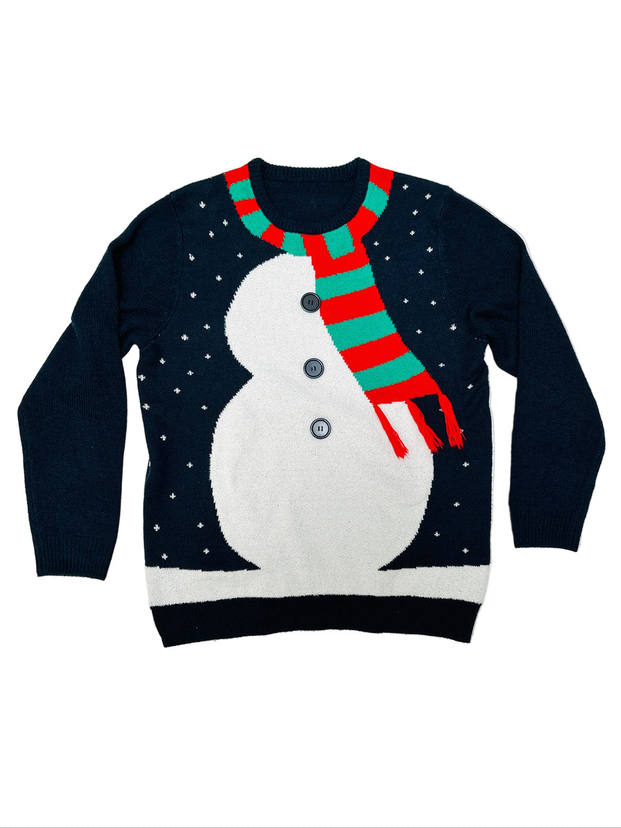 Ez a pulóver, egy használt darab a Szputnyik Shop gondosan válogatott vintage kollekciójából, amely már őrzi a karácsony varázslatos hangulatát. Ajándékozd meg a bolygót azzal, hogy idén egy preloved darabot vásárolsz!