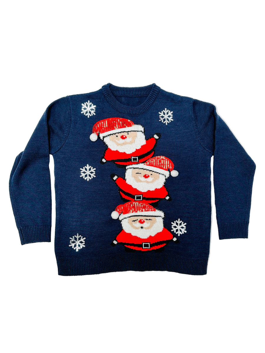 Ez a pulóver, egy használt darab a Szputnyik Shop gondosan válogatott vintage kollekciójából, amely már őrzi a karácsony varázslatos hangulatát. Ajándékozd meg a bolygót azzal, hogy idén egy preloved darabot vásárolsz!