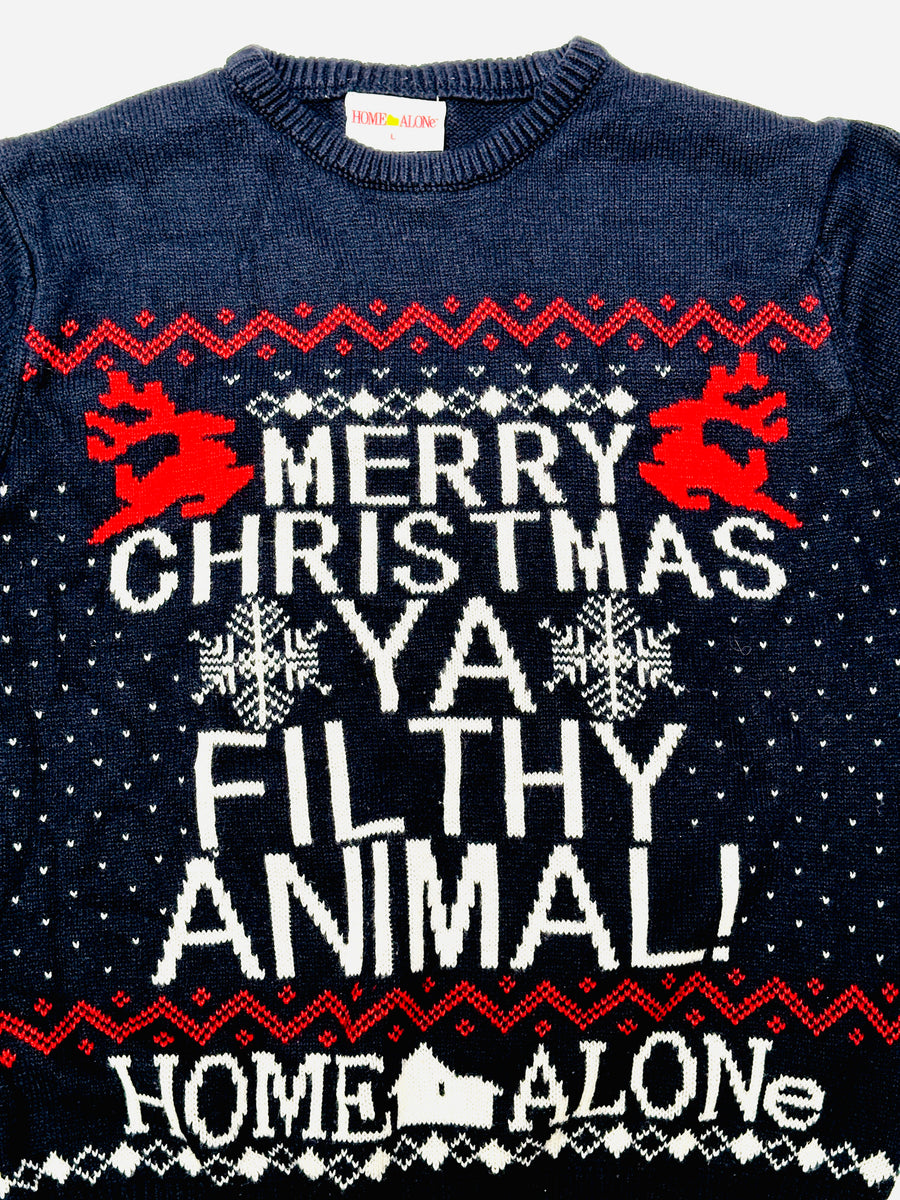 Ez a pulóver, egy használt darab a Szputnyik Shop gondosan válogatott vintage kollekciójából, amely már őrzi a karácsony varázslatos hangulatát. Ajándékozd meg a bolygót azzal, hogy idén egy preloved darabot vásárolsz!