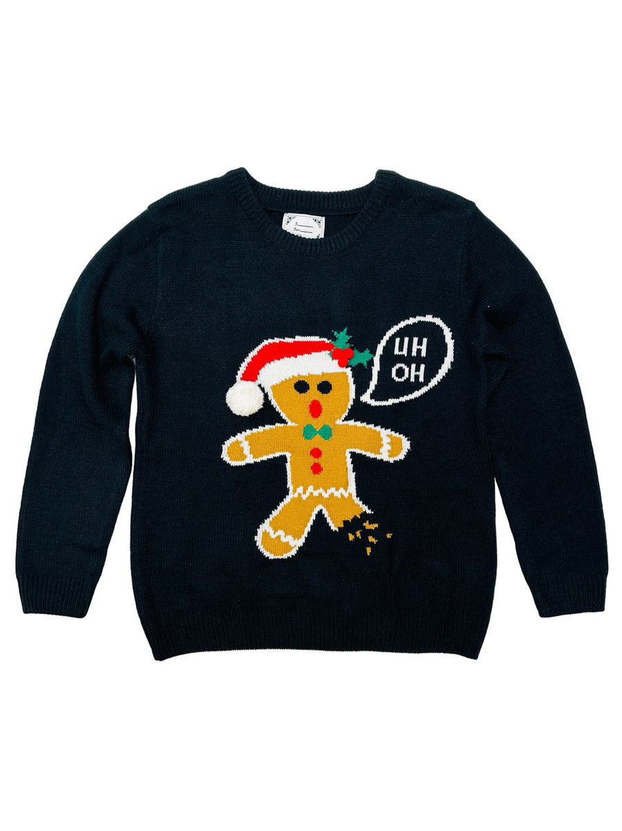 Vintage karácsonyi pulóver - Uh-Oh Mézi