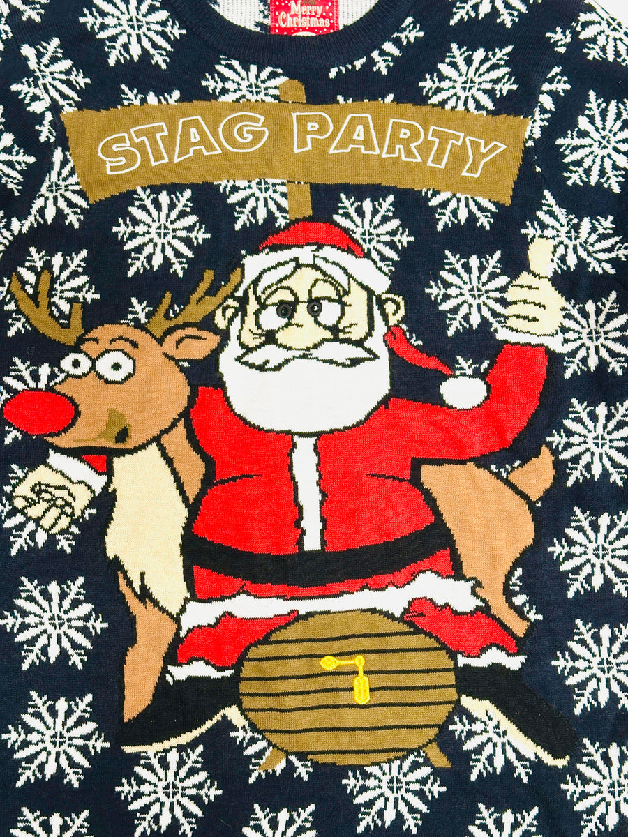 Vintage Christmas Sweater - Stag Party