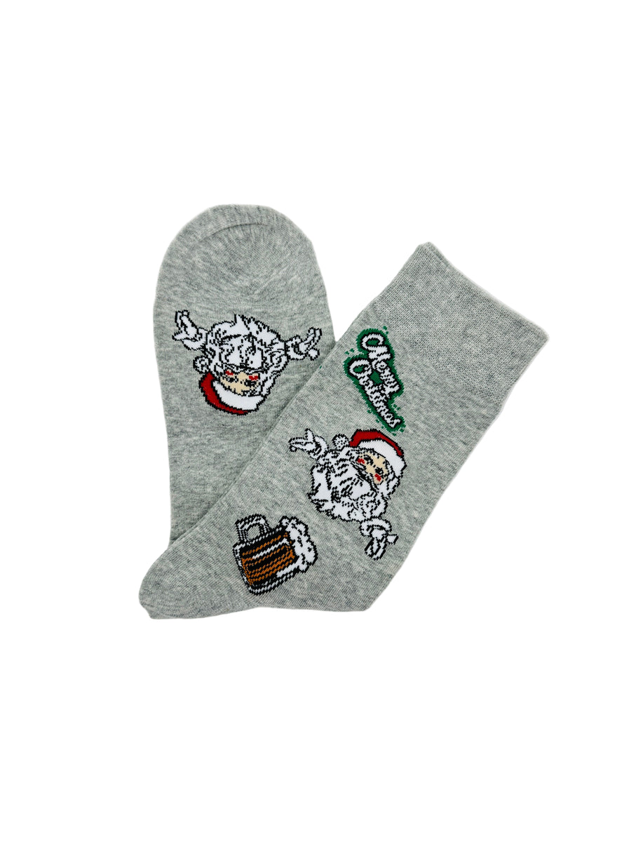 Socks - Beer Santa Claus