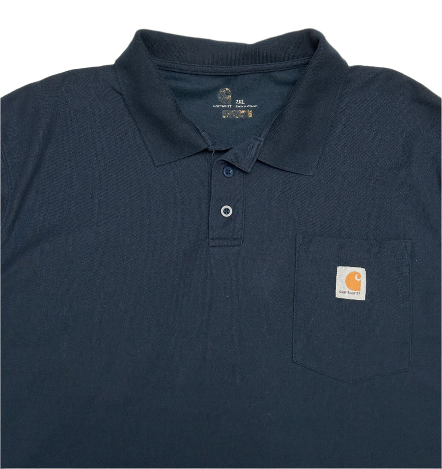 Vintage galléros póló - Carhartt | kék