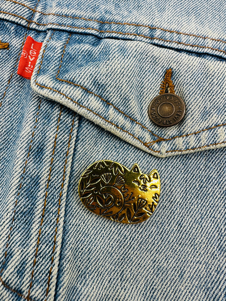 Badge - Golden Cat
