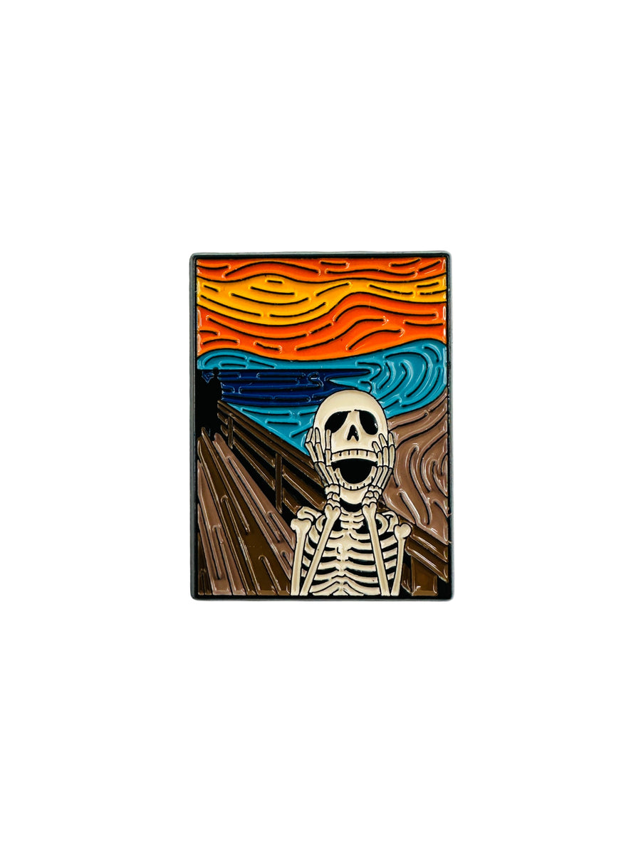 Badge - Screaming Skeleton