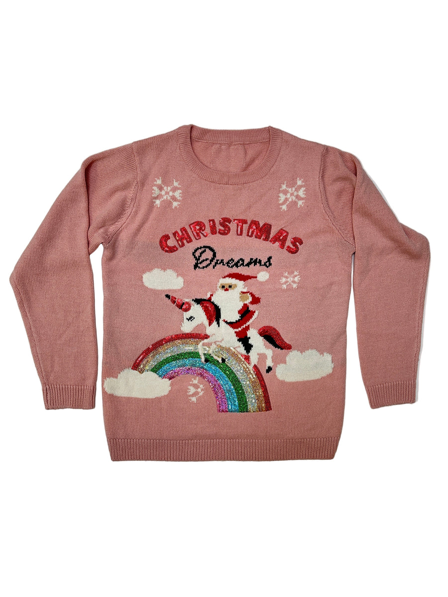 Ez a pulóver, egy használt darab a Szputnyik Shop gondosan válogatott vintage kollekciójából, amely már őrzi a karácsony varázslatos hangulatát. Ajándékozd meg a bolygót azzal, hogy idén egy preloved darabot vásárolsz!