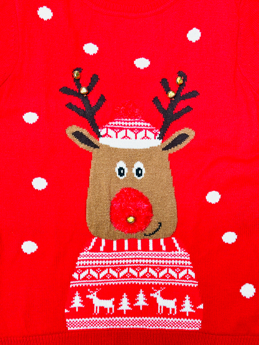Ez a pulóver, egy használt darab a Szputnyik Shop gondosan válogatott vintage kollekciójából, amely már őrzi a karácsony varázslatos hangulatát. Ajándékozd meg a bolygót azzal, hogy idén egy preloved darabot vásárolsz!