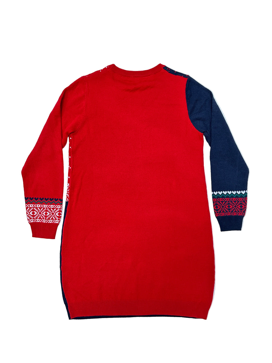 Vintage karácsonyi pulóver ruha - Mézis