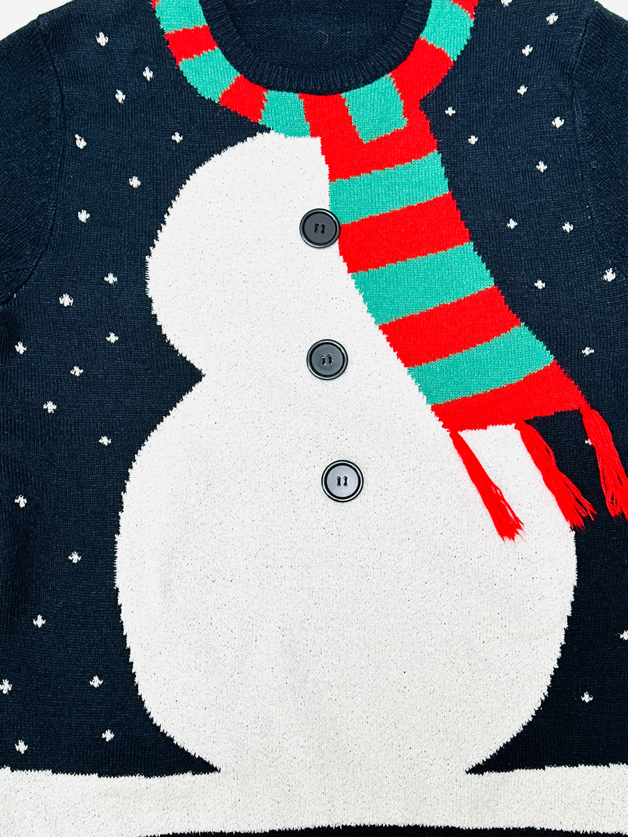 Ez a pulóver, egy használt darab a Szputnyik Shop gondosan válogatott vintage kollekciójából, amely már őrzi a karácsony varázslatos hangulatát. Ajándékozd meg a bolygót azzal, hogy idén egy preloved darabot vásárolsz!