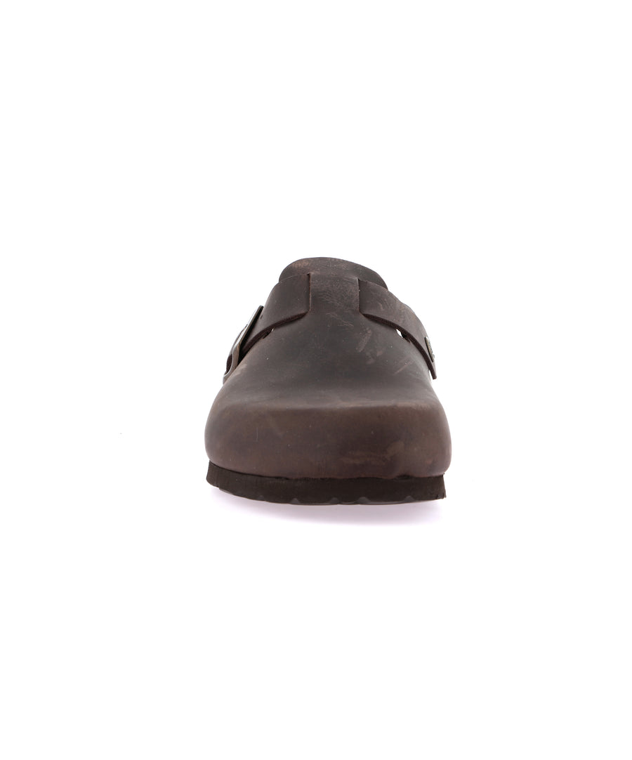 Grünland closed-toe men's slippers - Mogano
