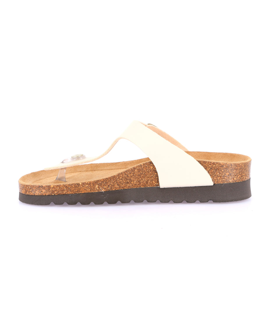 Grünland egy pántos női papucs - Beige