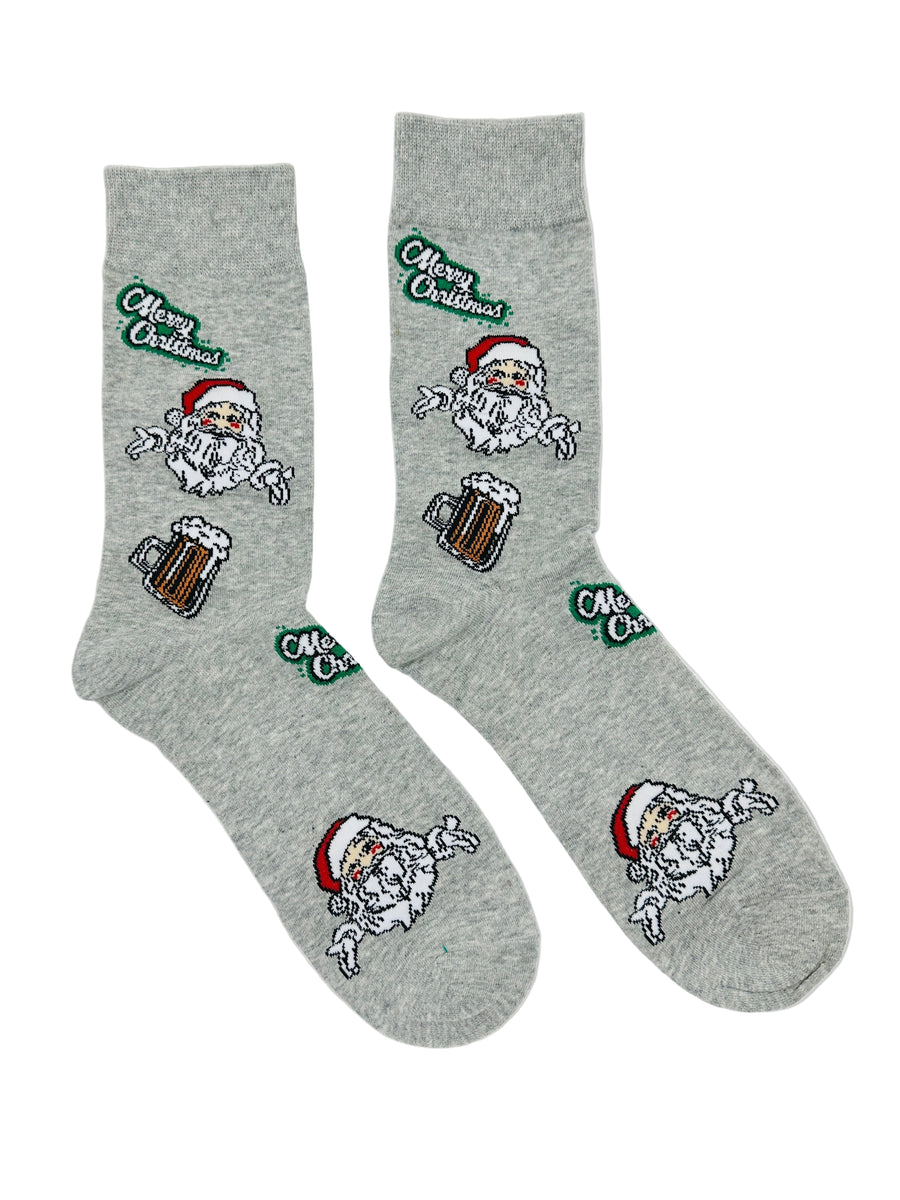 Socks - Beer Santa Claus