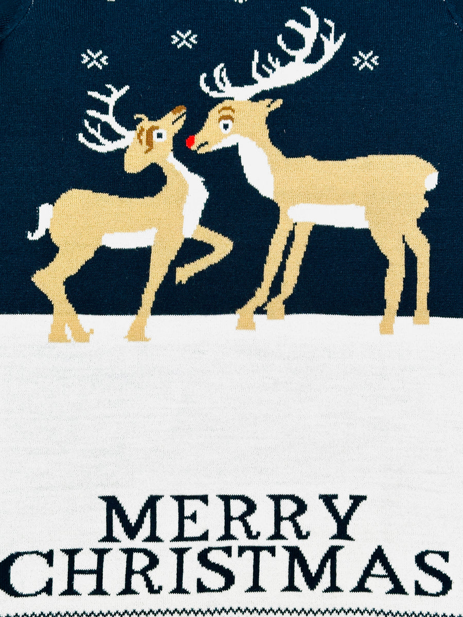 Ez a pulóver, egy használt darab a Szputnyik Shop gondosan válogatott vintage kollekciójából, amely már őrzi a karácsony varázslatos hangulatát. Ajándékozd meg a bolygót azzal, hogy idén egy preloved darabot vásárolsz!