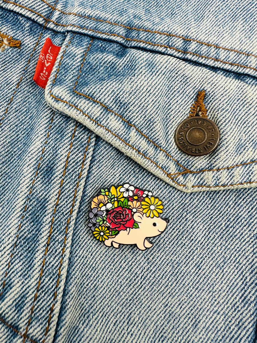 Pin - Blooming Hedgehog