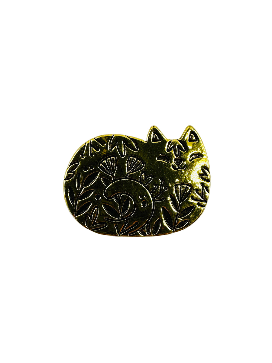Badge - Golden Cat