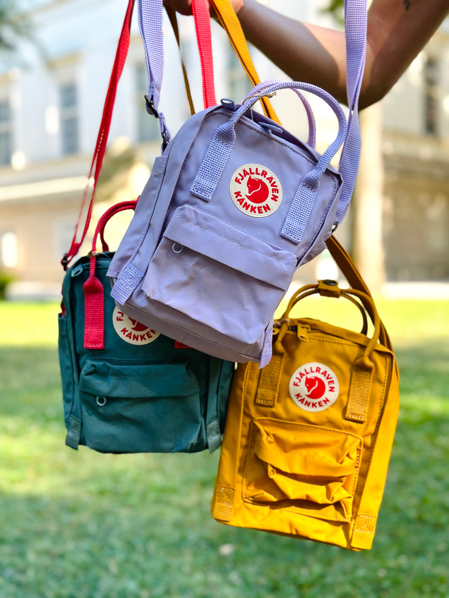 Fjallraven Kanken Sling - Frost Green-Peach Pink