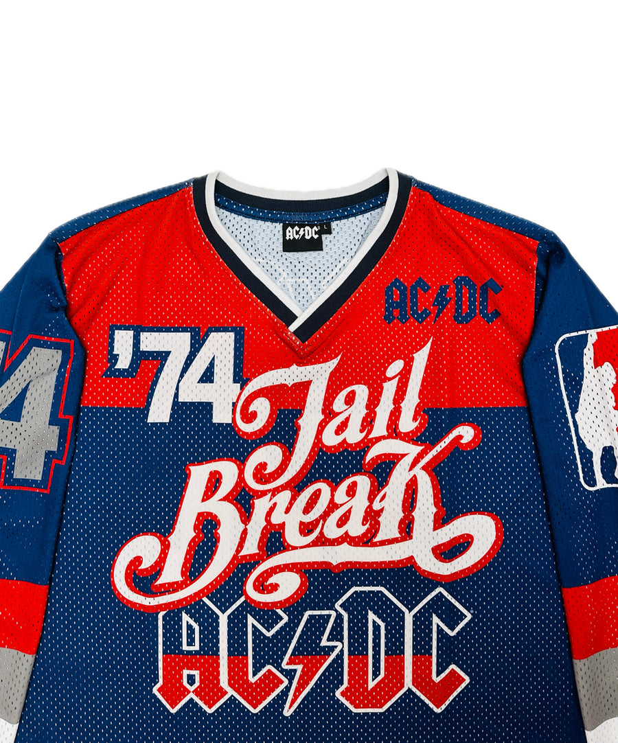 Vintage sportmez - AC/DC Mesh Hockey Jersey