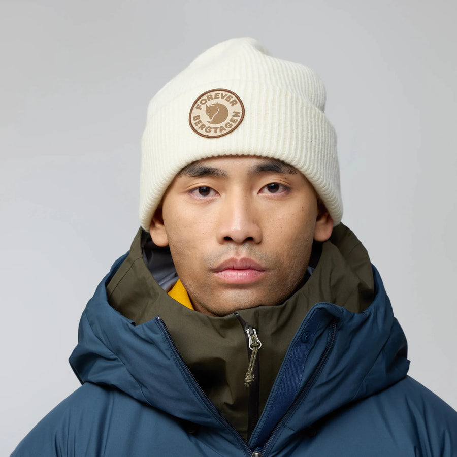 Fjallraven Bergtagen Wool Beanie - Chalk White