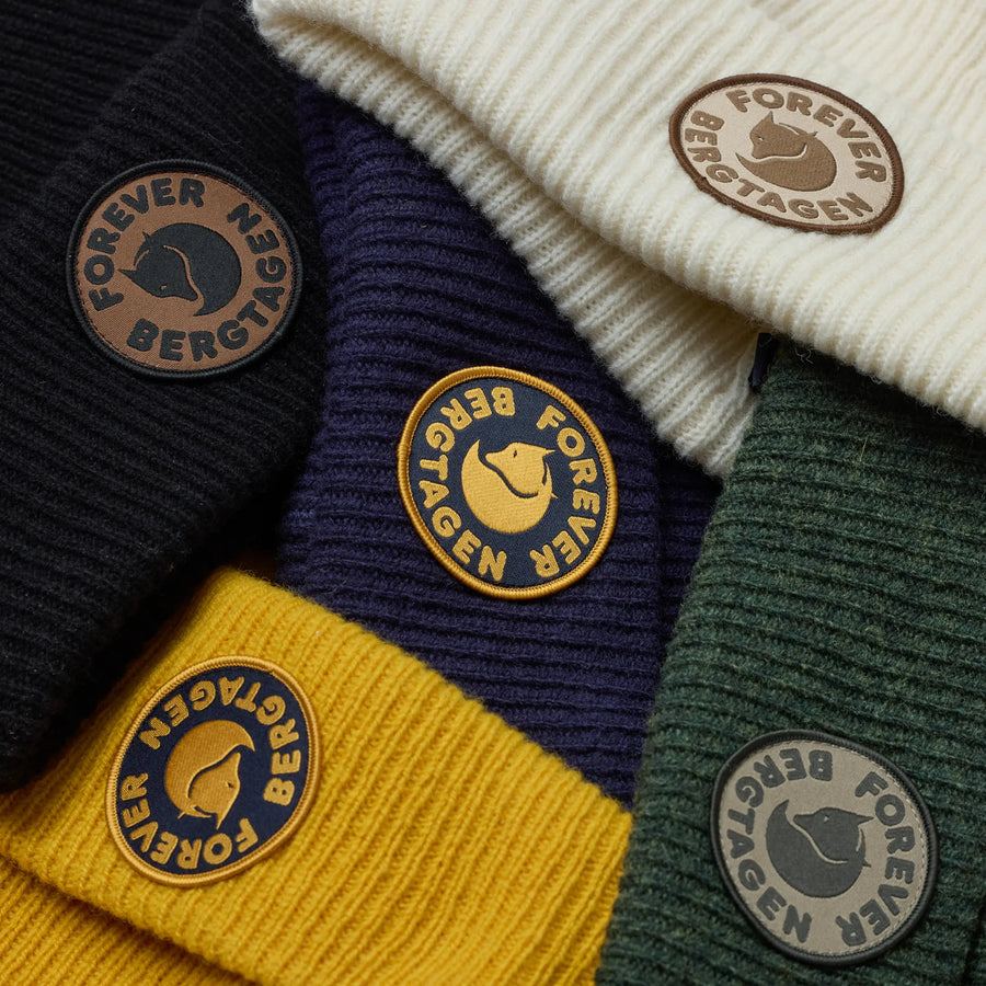 Fjallraven Bergtagen Wool Beanie - Chalk White