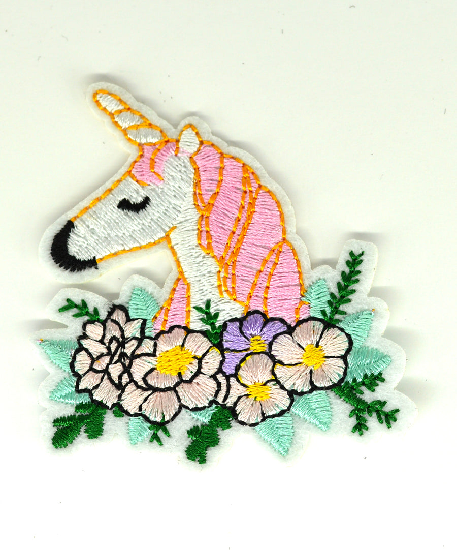 Patch - Floral unicorn