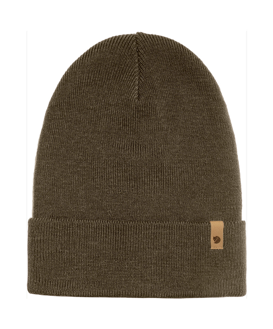 Fjallraven Classic Knit Hat | Dark Olive