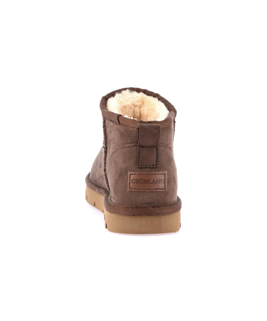 Grünland women's extra short boots - Marrone