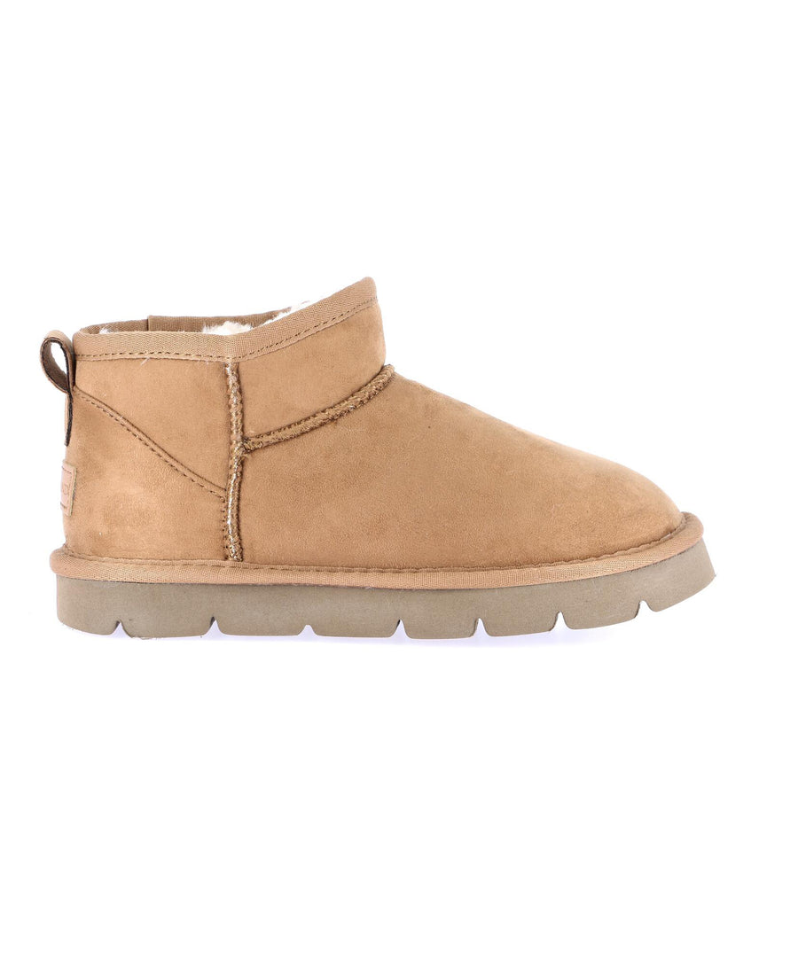 Grünland women's extra short boots - Cuoio