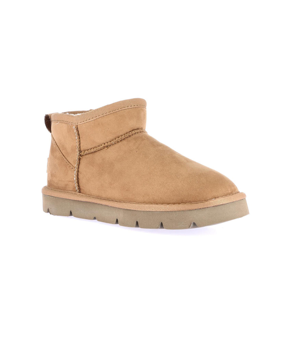 Grünland women's extra short boots - Cuoio