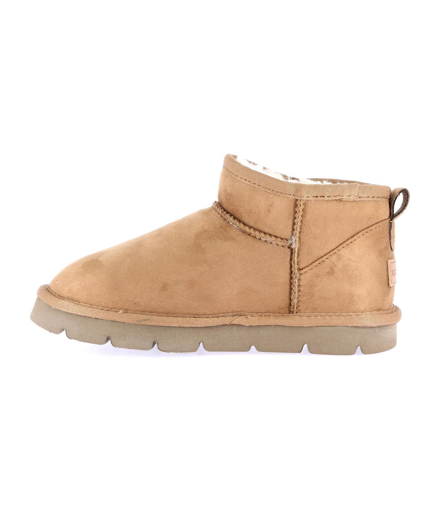 Grünland women's extra short boots - Cuoio