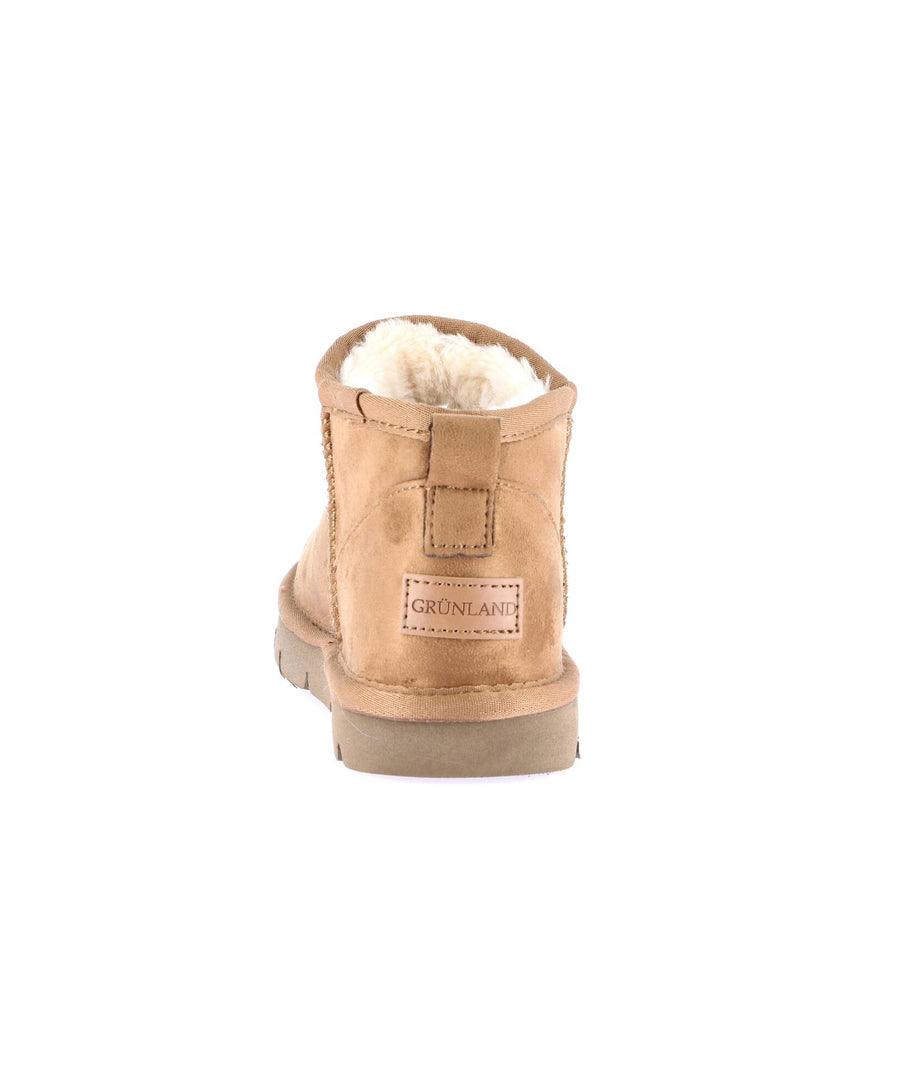Grünland women's extra short boots - Cuoio