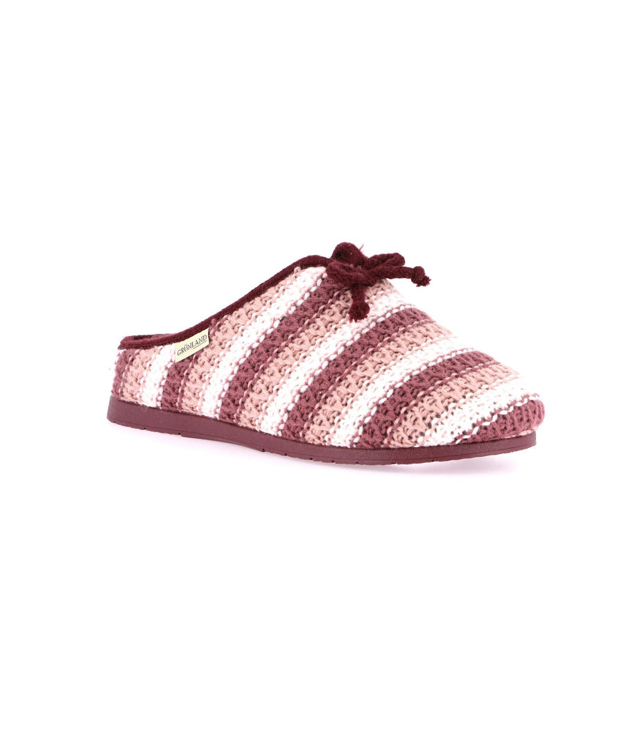 Grünland ADRA women's slippers - Bordeaux Multi