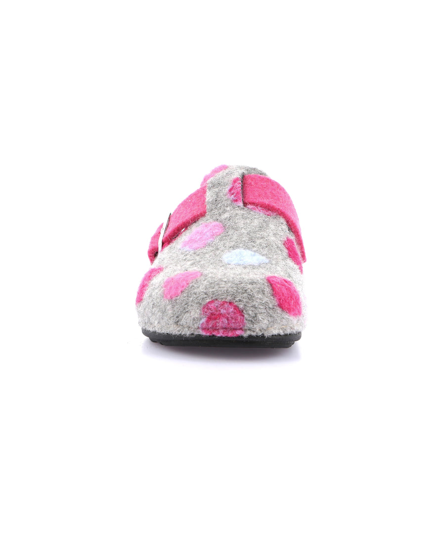 Grünland PILA women's slippers - Grigio Fuxia