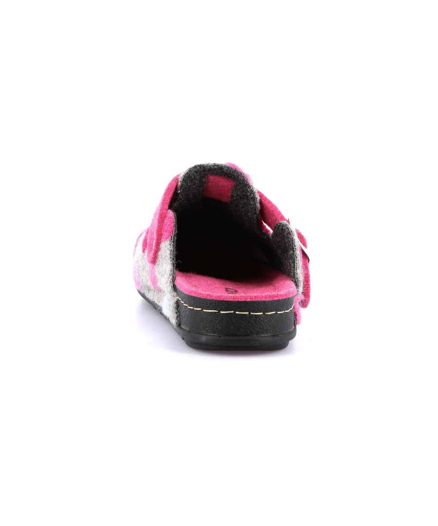 Grünland PILA women's slippers - Grigio Fuxia