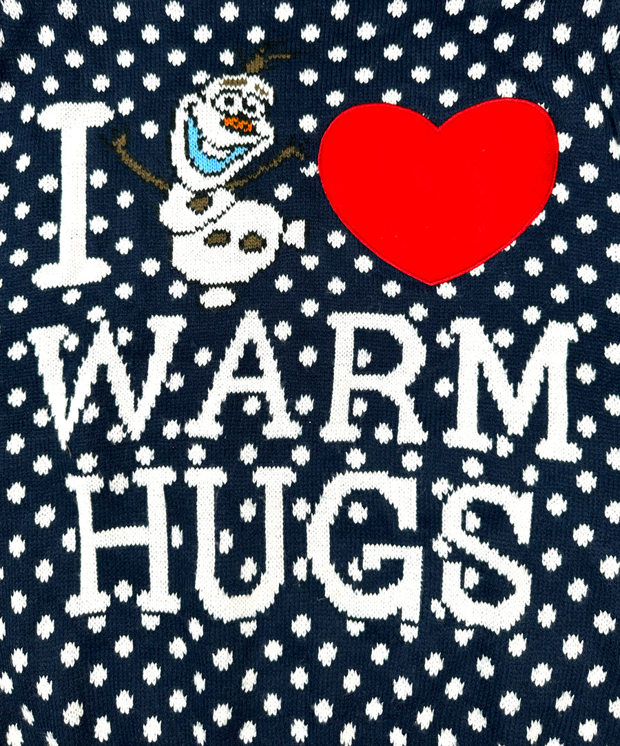 Vintage Christmas Sweater - Olaf | Warm Hugs