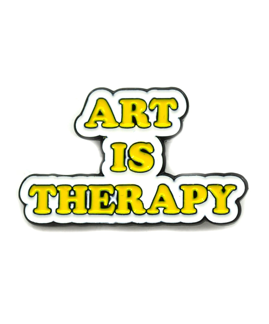 Kitűző - Art is therapy