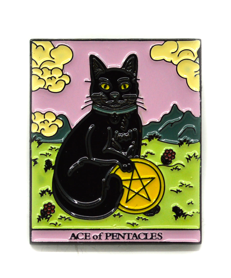 Pin - Cat Tarot | Ace of Pentacles
